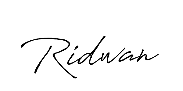 How to make Ridwan name signature. Use Antro_Vectra_Bolder style for creating short signs online. This is the latest handwritten sign. Ridwan signature style 7 images and pictures png