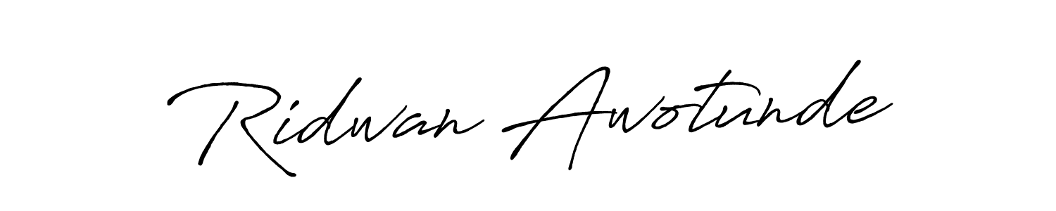 Make a beautiful signature design for name Ridwan Awotunde. Use this online signature maker to create a handwritten signature for free. Ridwan Awotunde signature style 7 images and pictures png