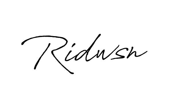 Make a beautiful signature design for name Ridwsn. Use this online signature maker to create a handwritten signature for free. Ridwsn signature style 7 images and pictures png