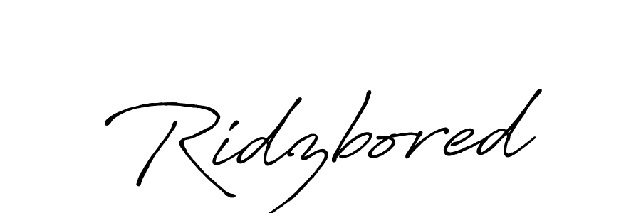 Ridzbored stylish signature style. Best Handwritten Sign (Antro_Vectra_Bolder) for my name. Handwritten Signature Collection Ideas for my name Ridzbored. Ridzbored signature style 7 images and pictures png
