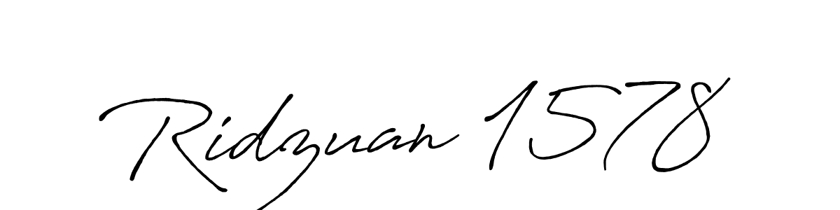 Ridzuan 1578 stylish signature style. Best Handwritten Sign (Antro_Vectra_Bolder) for my name. Handwritten Signature Collection Ideas for my name Ridzuan 1578. Ridzuan 1578 signature style 7 images and pictures png