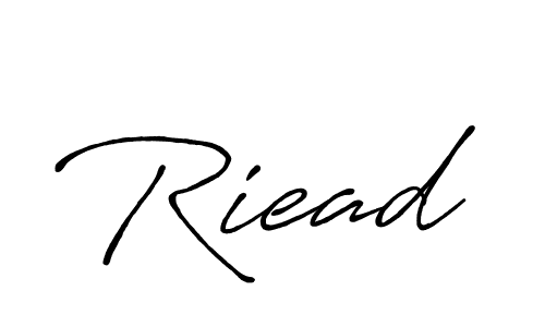 Also You can easily find your signature by using the search form. We will create Riead name handwritten signature images for you free of cost using Antro_Vectra_Bolder sign style. Riead signature style 7 images and pictures png