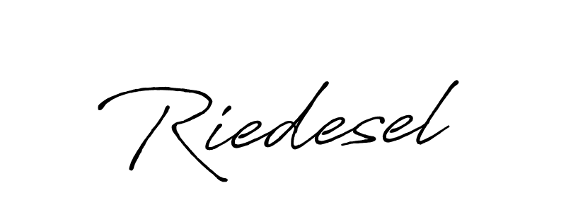 Also we have Riedesel name is the best signature style. Create professional handwritten signature collection using Antro_Vectra_Bolder autograph style. Riedesel signature style 7 images and pictures png