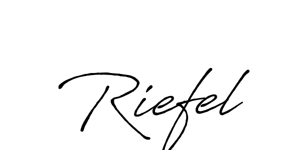Once you've used our free online signature maker to create your best signature Antro_Vectra_Bolder style, it's time to enjoy all of the benefits that Riefel name signing documents. Riefel signature style 7 images and pictures png
