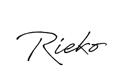 It looks lik you need a new signature style for name Rieko. Design unique handwritten (Antro_Vectra_Bolder) signature with our free signature maker in just a few clicks. Rieko signature style 7 images and pictures png