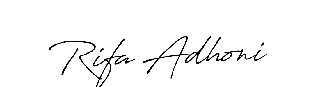 Also You can easily find your signature by using the search form. We will create Rifa Adhoni name handwritten signature images for you free of cost using Antro_Vectra_Bolder sign style. Rifa Adhoni signature style 7 images and pictures png