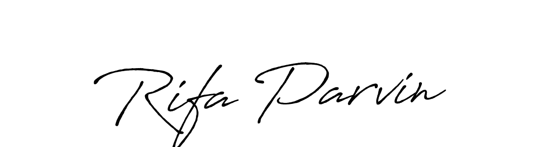 Once you've used our free online signature maker to create your best signature Antro_Vectra_Bolder style, it's time to enjoy all of the benefits that Rifa Parvin name signing documents. Rifa Parvin signature style 7 images and pictures png