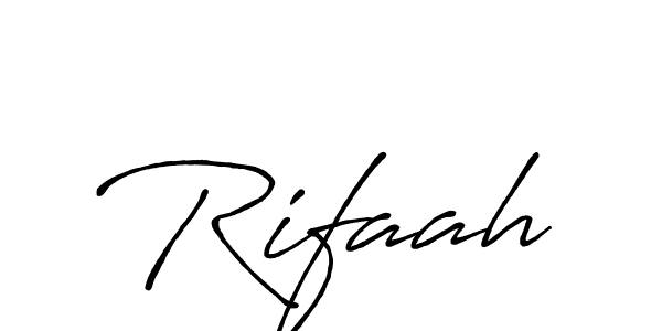 Also we have Rifaah name is the best signature style. Create professional handwritten signature collection using Antro_Vectra_Bolder autograph style. Rifaah signature style 7 images and pictures png