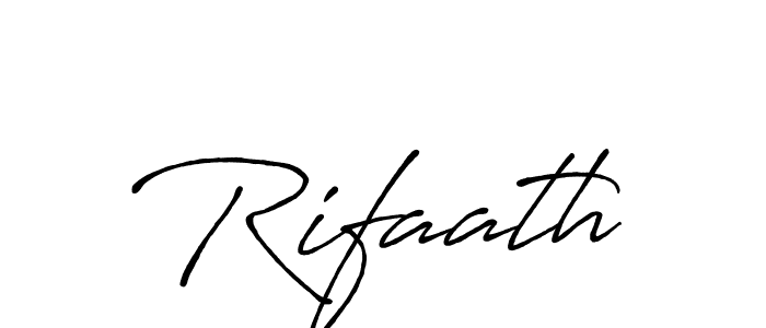 Also we have Rifaath name is the best signature style. Create professional handwritten signature collection using Antro_Vectra_Bolder autograph style. Rifaath signature style 7 images and pictures png