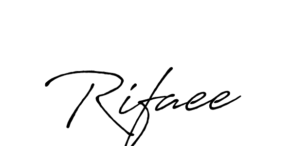 Similarly Antro_Vectra_Bolder is the best handwritten signature design. Signature creator online .You can use it as an online autograph creator for name Rifaee. Rifaee signature style 7 images and pictures png