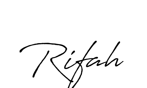 The best way (Antro_Vectra_Bolder) to make a short signature is to pick only two or three words in your name. The name Rifah include a total of six letters. For converting this name. Rifah signature style 7 images and pictures png
