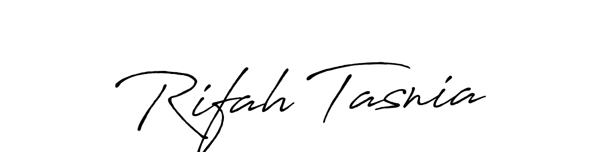 Also we have Rifah Tasnia name is the best signature style. Create professional handwritten signature collection using Antro_Vectra_Bolder autograph style. Rifah Tasnia signature style 7 images and pictures png
