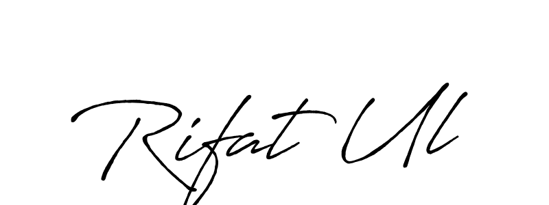 It looks lik you need a new signature style for name Rifat Ul. Design unique handwritten (Antro_Vectra_Bolder) signature with our free signature maker in just a few clicks. Rifat Ul signature style 7 images and pictures png