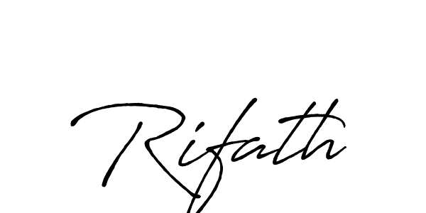 Rifath stylish signature style. Best Handwritten Sign (Antro_Vectra_Bolder) for my name. Handwritten Signature Collection Ideas for my name Rifath. Rifath signature style 7 images and pictures png