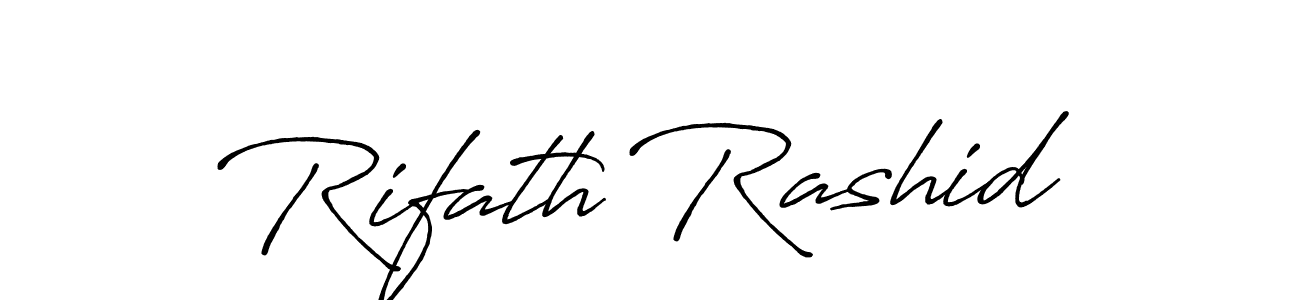 Also You can easily find your signature by using the search form. We will create Rifath Rashid name handwritten signature images for you free of cost using Antro_Vectra_Bolder sign style. Rifath Rashid signature style 7 images and pictures png