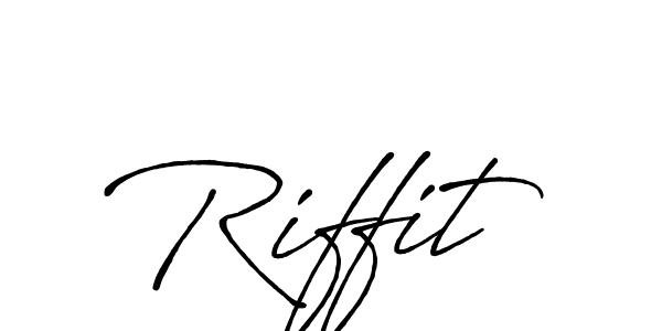 Antro_Vectra_Bolder is a professional signature style that is perfect for those who want to add a touch of class to their signature. It is also a great choice for those who want to make their signature more unique. Get Riffit name to fancy signature for free. Riffit signature style 7 images and pictures png