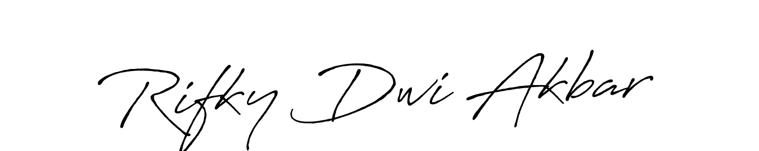 Make a beautiful signature design for name Rifky Dwi Akbar. Use this online signature maker to create a handwritten signature for free. Rifky Dwi Akbar signature style 7 images and pictures png