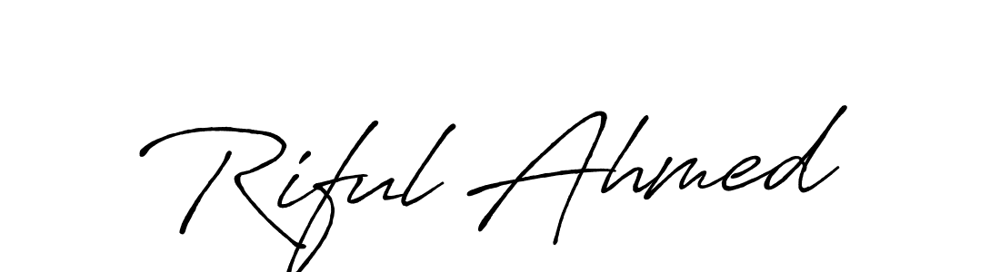 How to Draw Riful Ahmed signature style? Antro_Vectra_Bolder is a latest design signature styles for name Riful Ahmed. Riful Ahmed signature style 7 images and pictures png