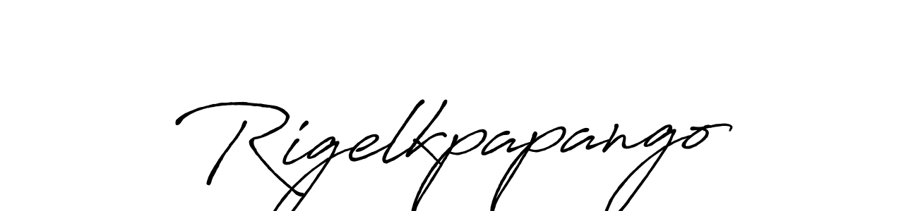 It looks lik you need a new signature style for name Rigelkpapango. Design unique handwritten (Antro_Vectra_Bolder) signature with our free signature maker in just a few clicks. Rigelkpapango signature style 7 images and pictures png