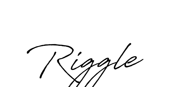 Also we have Riggle name is the best signature style. Create professional handwritten signature collection using Antro_Vectra_Bolder autograph style. Riggle signature style 7 images and pictures png