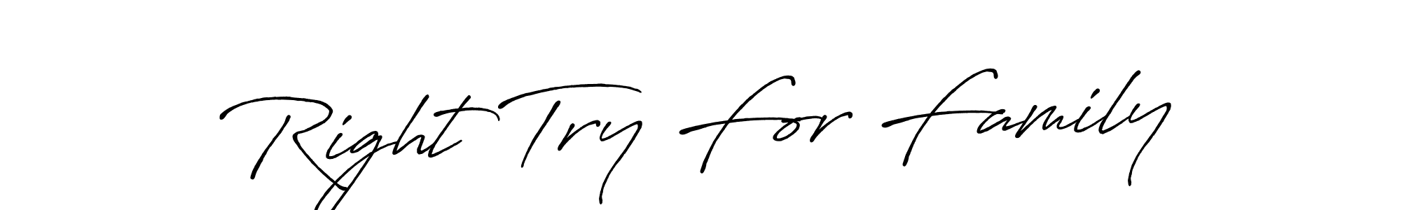 How to Draw Right Try For Family signature style? Antro_Vectra_Bolder is a latest design signature styles for name Right Try For Family. Right Try For Family signature style 7 images and pictures png