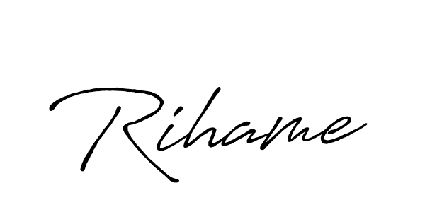 You can use this online signature creator to create a handwritten signature for the name Rihame. This is the best online autograph maker. Rihame signature style 7 images and pictures png