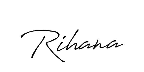 Also You can easily find your signature by using the search form. We will create Rihana name handwritten signature images for you free of cost using Antro_Vectra_Bolder sign style. Rihana signature style 7 images and pictures png