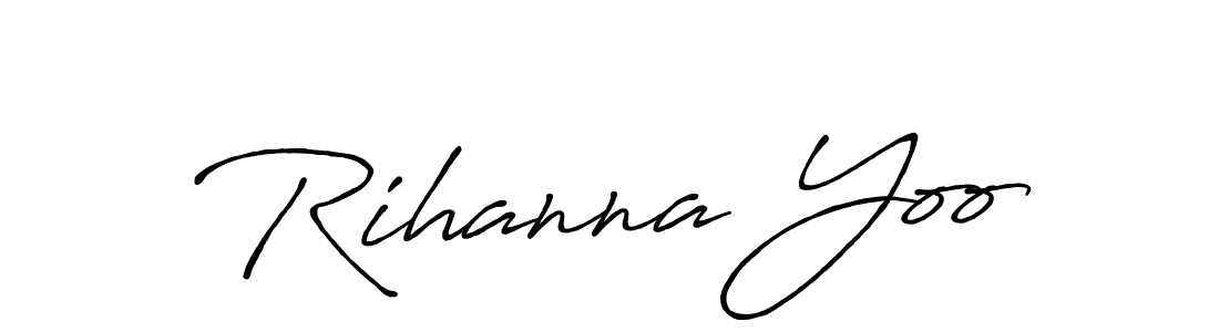 Make a short Rihanna Yoo signature style. Manage your documents anywhere anytime using Antro_Vectra_Bolder. Create and add eSignatures, submit forms, share and send files easily. Rihanna Yoo signature style 7 images and pictures png
