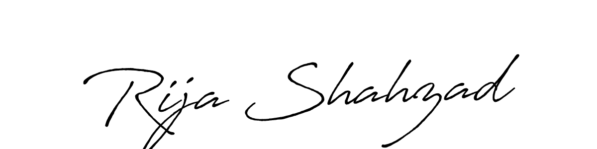 The best way (Antro_Vectra_Bolder) to make a short signature is to pick only two or three words in your name. The name Rija Shahzad include a total of six letters. For converting this name. Rija Shahzad signature style 7 images and pictures png