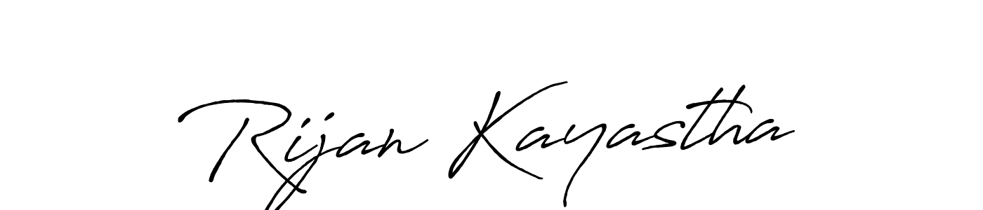 Also You can easily find your signature by using the search form. We will create Rijan Kayastha name handwritten signature images for you free of cost using Antro_Vectra_Bolder sign style. Rijan Kayastha signature style 7 images and pictures png