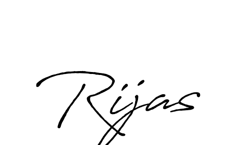 Rijas stylish signature style. Best Handwritten Sign (Antro_Vectra_Bolder) for my name. Handwritten Signature Collection Ideas for my name Rijas. Rijas signature style 7 images and pictures png
