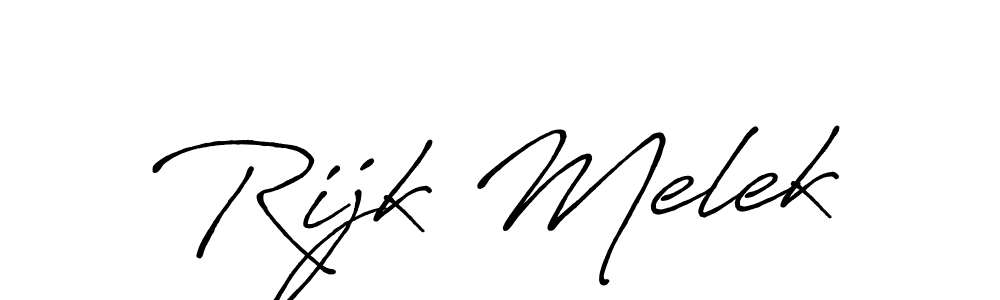 This is the best signature style for the Rijk Melek name. Also you like these signature font (Antro_Vectra_Bolder). Mix name signature. Rijk Melek signature style 7 images and pictures png