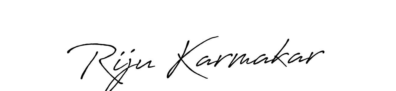 Riju Karmakar stylish signature style. Best Handwritten Sign (Antro_Vectra_Bolder) for my name. Handwritten Signature Collection Ideas for my name Riju Karmakar. Riju Karmakar signature style 7 images and pictures png