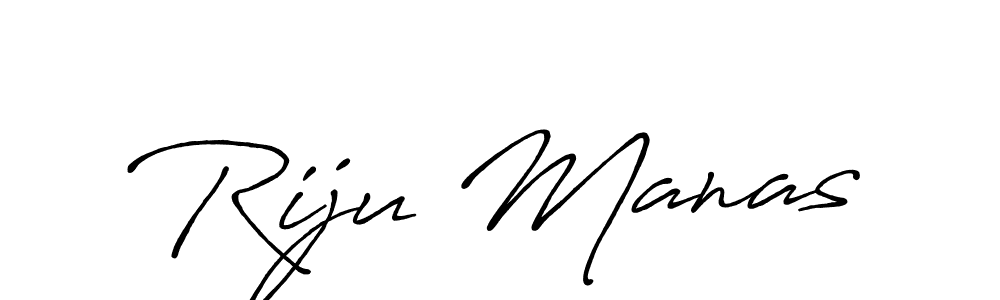 Also You can easily find your signature by using the search form. We will create Riju Manas name handwritten signature images for you free of cost using Antro_Vectra_Bolder sign style. Riju Manas signature style 7 images and pictures png