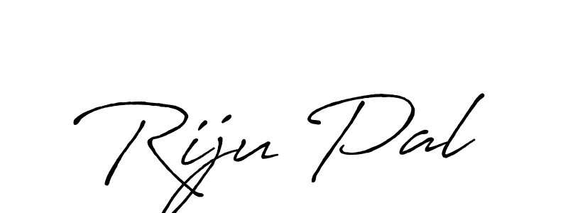 Also You can easily find your signature by using the search form. We will create Riju Pal name handwritten signature images for you free of cost using Antro_Vectra_Bolder sign style. Riju Pal signature style 7 images and pictures png