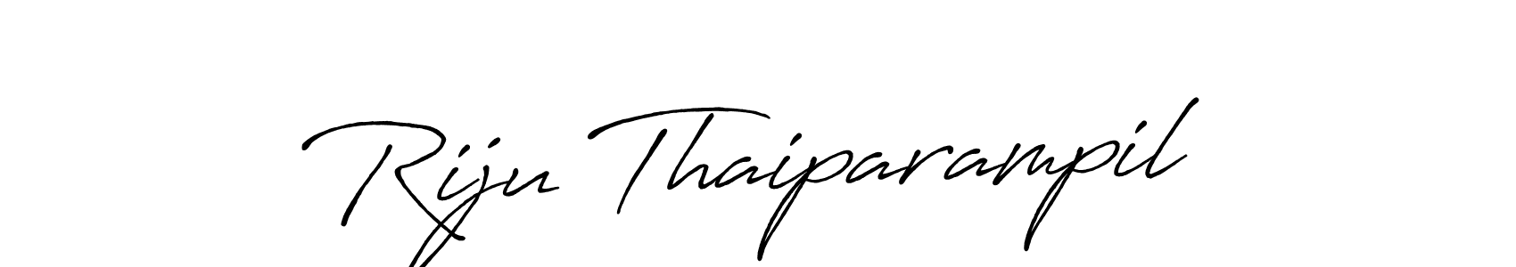 Once you've used our free online signature maker to create your best signature Antro_Vectra_Bolder style, it's time to enjoy all of the benefits that Riju Thaiparampil name signing documents. Riju Thaiparampil signature style 7 images and pictures png