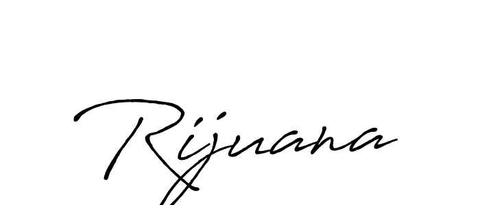 Use a signature maker to create a handwritten signature online. With this signature software, you can design (Antro_Vectra_Bolder) your own signature for name Rijuana. Rijuana signature style 7 images and pictures png