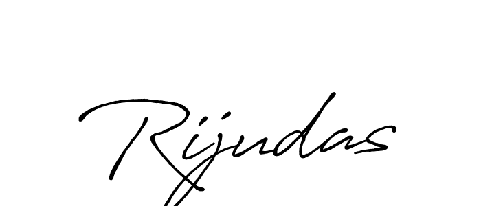 Create a beautiful signature design for name Rijudas. With this signature (Antro_Vectra_Bolder) fonts, you can make a handwritten signature for free. Rijudas signature style 7 images and pictures png