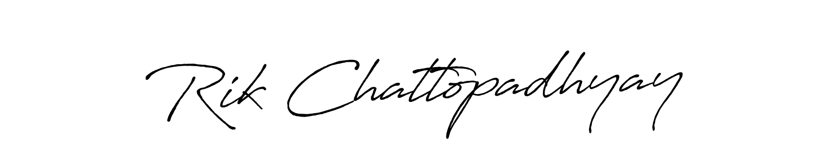 How to make Rik Chattopadhyay signature? Antro_Vectra_Bolder is a professional autograph style. Create handwritten signature for Rik Chattopadhyay name. Rik Chattopadhyay signature style 7 images and pictures png