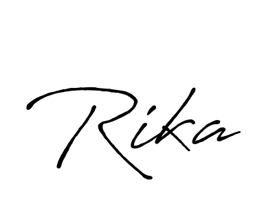 Make a beautiful signature design for name Rika. Use this online signature maker to create a handwritten signature for free. Rika signature style 7 images and pictures png