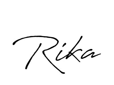 Antro_Vectra_Bolder is a professional signature style that is perfect for those who want to add a touch of class to their signature. It is also a great choice for those who want to make their signature more unique. Get Rika name to fancy signature for free. Rika signature style 7 images and pictures png