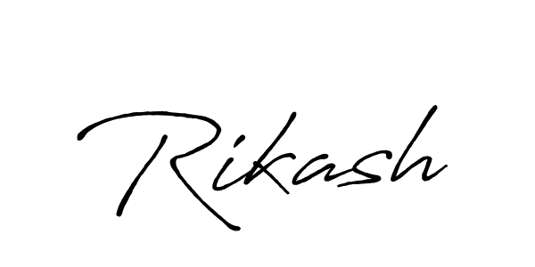 Once you've used our free online signature maker to create your best signature Antro_Vectra_Bolder style, it's time to enjoy all of the benefits that Rikash name signing documents. Rikash signature style 7 images and pictures png