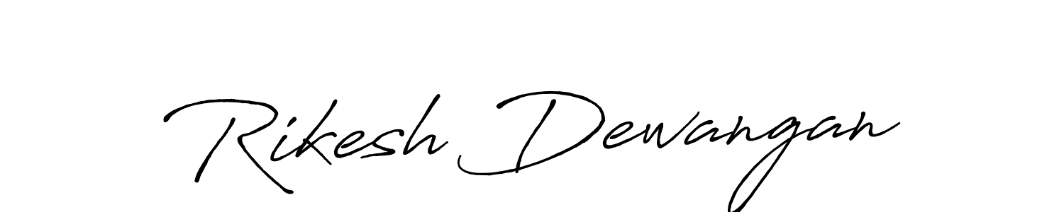 Make a short Rikesh Dewangan signature style. Manage your documents anywhere anytime using Antro_Vectra_Bolder. Create and add eSignatures, submit forms, share and send files easily. Rikesh Dewangan signature style 7 images and pictures png