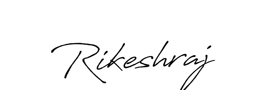 Create a beautiful signature design for name Rikeshraj. With this signature (Antro_Vectra_Bolder) fonts, you can make a handwritten signature for free. Rikeshraj signature style 7 images and pictures png
