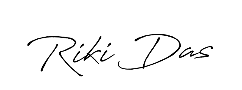 Design your own signature with our free online signature maker. With this signature software, you can create a handwritten (Antro_Vectra_Bolder) signature for name Riki Das. Riki Das signature style 7 images and pictures png