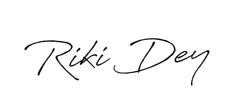 How to make Riki Dey signature? Antro_Vectra_Bolder is a professional autograph style. Create handwritten signature for Riki Dey name. Riki Dey signature style 7 images and pictures png