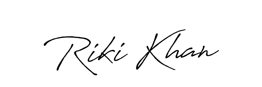 You should practise on your own different ways (Antro_Vectra_Bolder) to write your name (Riki Khan) in signature. don't let someone else do it for you. Riki Khan signature style 7 images and pictures png