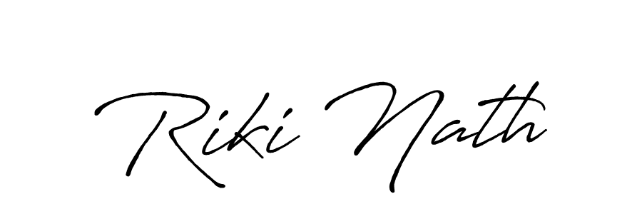 Also You can easily find your signature by using the search form. We will create Riki Nath name handwritten signature images for you free of cost using Antro_Vectra_Bolder sign style. Riki Nath signature style 7 images and pictures png