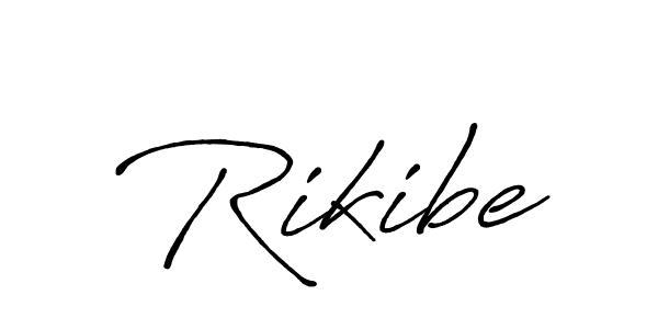 Antro_Vectra_Bolder is a professional signature style that is perfect for those who want to add a touch of class to their signature. It is also a great choice for those who want to make their signature more unique. Get Rikibe name to fancy signature for free. Rikibe signature style 7 images and pictures png