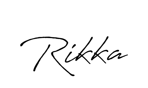 It looks lik you need a new signature style for name Rikka. Design unique handwritten (Antro_Vectra_Bolder) signature with our free signature maker in just a few clicks. Rikka signature style 7 images and pictures png